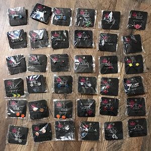 Paparazzi kids earrings. 36 pairs. Brand new.